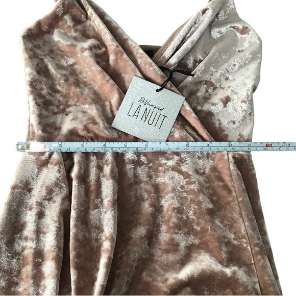✨Sold✨Revamped Crushed Velvet Fit & Flare Mini Dress  Extra Small New With Tag - Picture 7 of 12